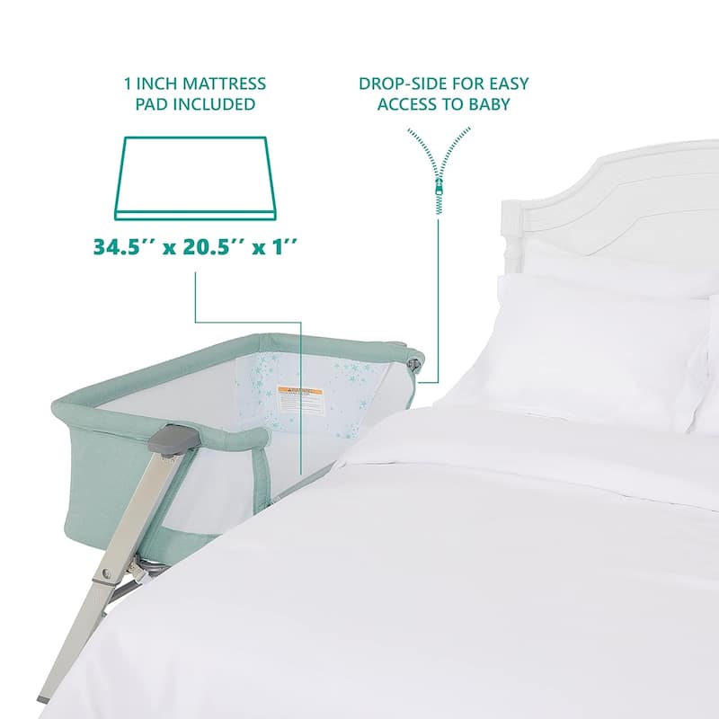 Dream On Me Skylar Bassinet in Mint