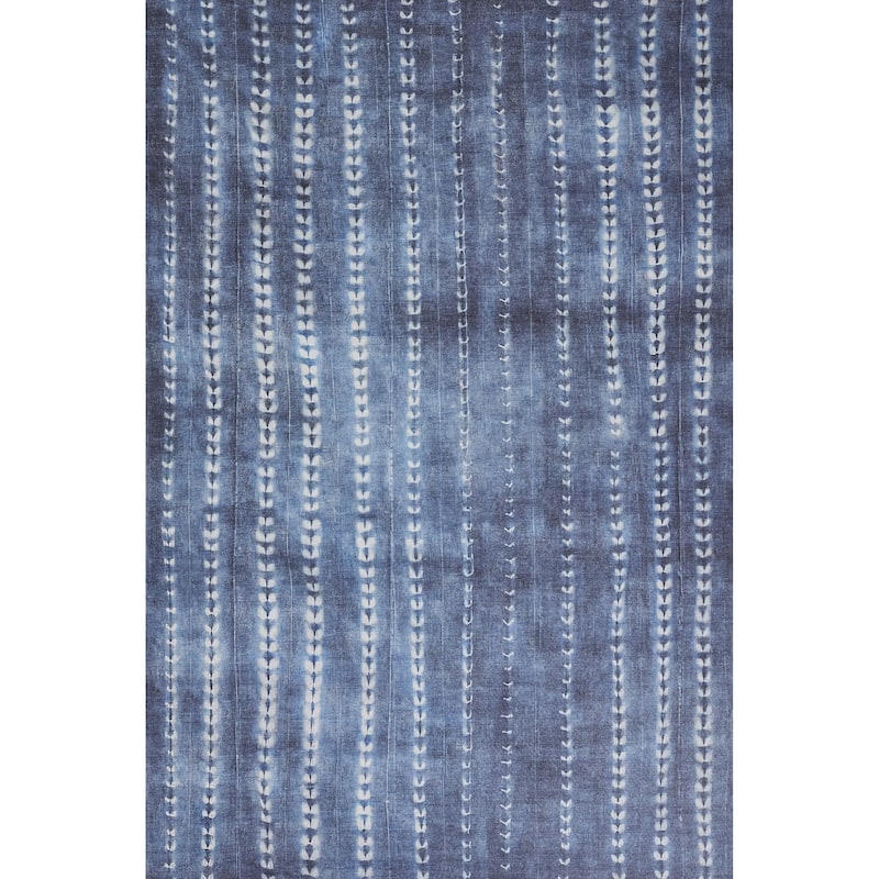 Novogratz by Momeni Bolt Planar Abstract Area Rug - 7'6" X 9'6" - Denim - Rectangle