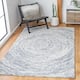SAFAVIEH Handmade Ikat Jaycie Wool Rug - 5' x 8' - Silver/Grey