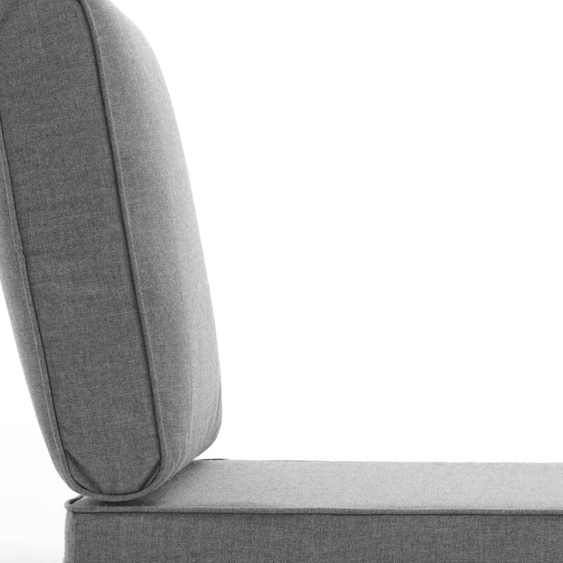 Outdoor 4.7" Thick Sunbrella Cushion Set with Back and Seat Cushions