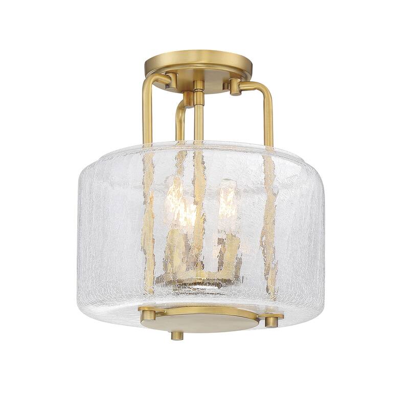 Avalon 3-Light Ceiling Light in Warm Brass