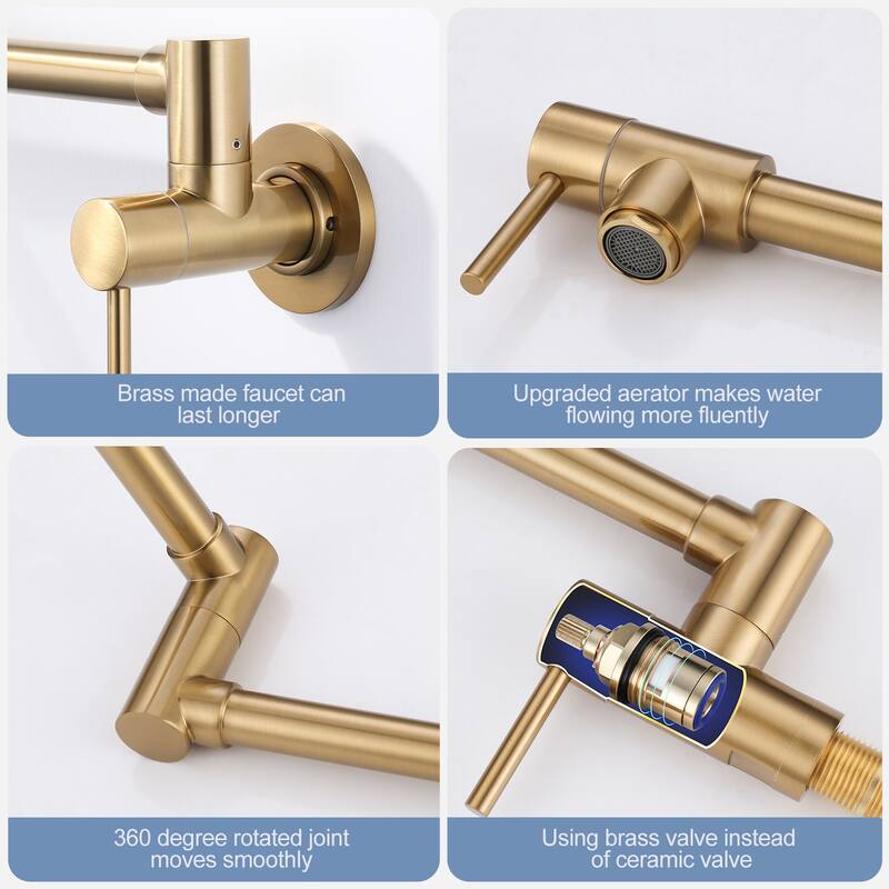 WOWOW Wall Mounted Pot Filler