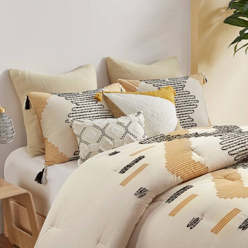GDF Studio - Arizona 3-Piece Cotton Comforter Set