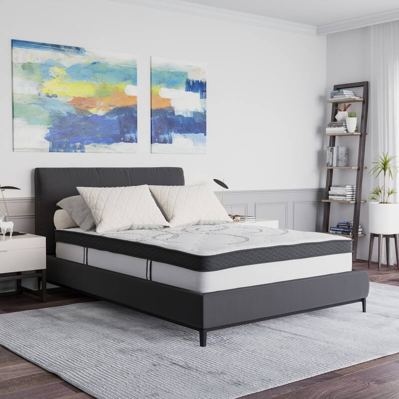 12" Hybrid Pocket Spring Mattress, Mattress in a Box - Premium Mattress