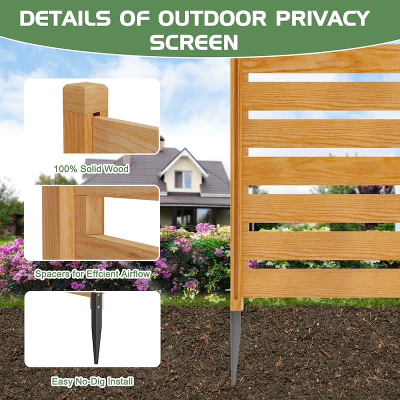 Outdoor Fence Panels Air Conditioner Fence Privacy Fence Screen