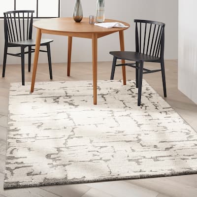Calvin Klein Sculptural Contemporary Abstract Area Rug