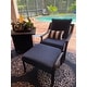 Humble + Haute Sunbrella Spectrum Indigo Corded Outdoor Chair Cushion 1 of 1 uploaded by a customer