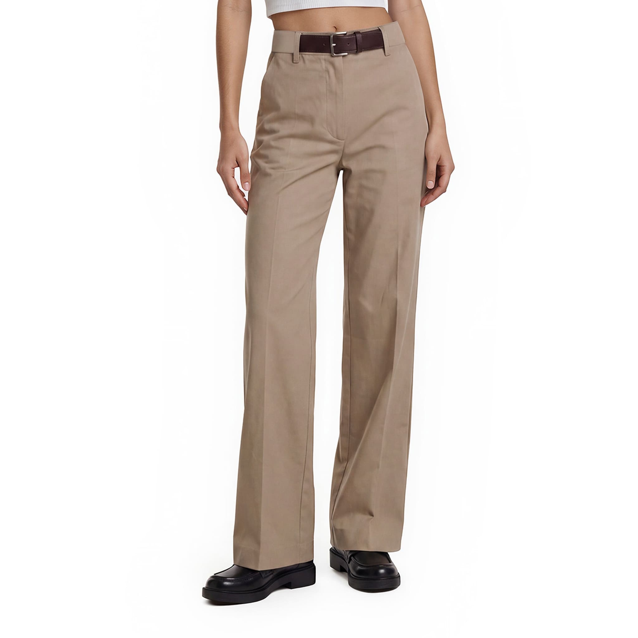 Prada Trousers with Belt Detail
