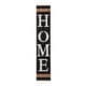 preview thumbnail 23 of 34, Glitzhome 42"H Wooden "HOME" Porch Sign with 3 Changable Floral Wreaths