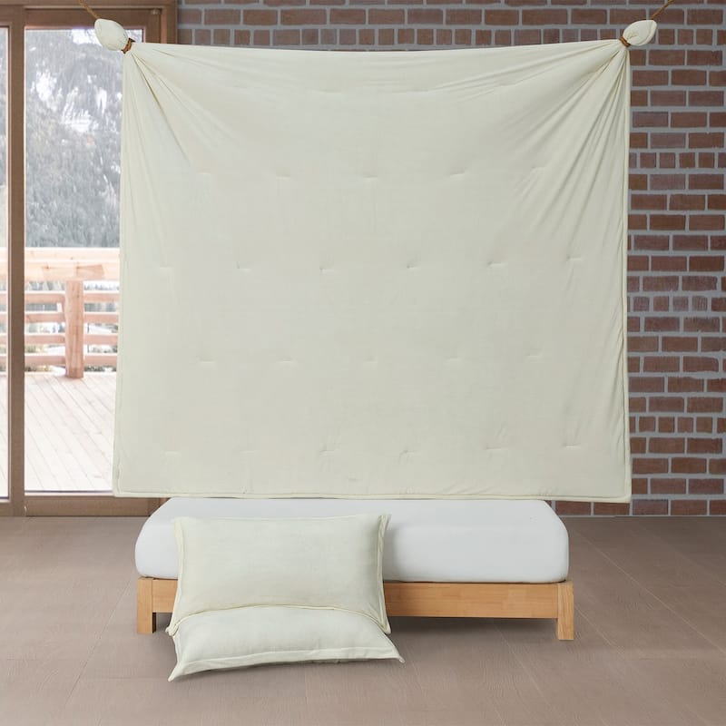 Softer than Soft® - Coma Inducer® Oversized Comforter Set - Coconut Milk