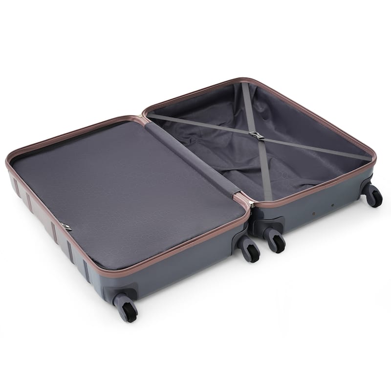 ABS Hardshell 3pcs Clearance Luggage Hardside Lightweight Durable Suitcase sets Spinner Wheels Suitcase with TSA Lock 20"24"28"