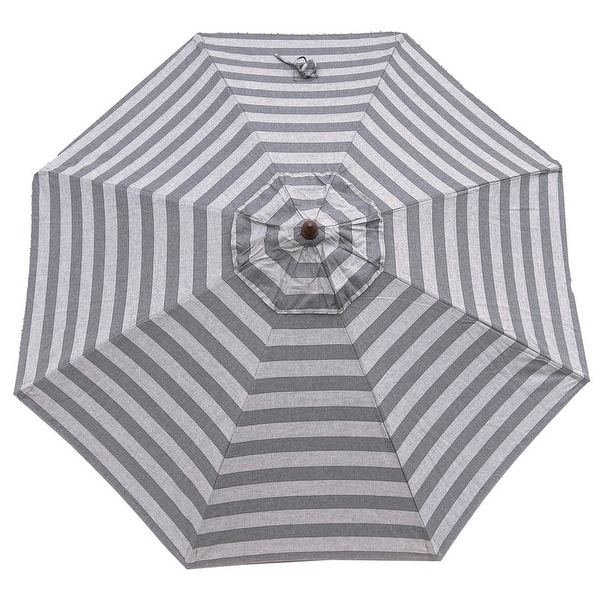 gray sunbrella patio umbrella PURPLE LEAF Cantilever Grey Aluminum Umbrella Vented for airflow to help provide stability in the wind GRANDPATIO, Patio Umbrella, 12ft Round