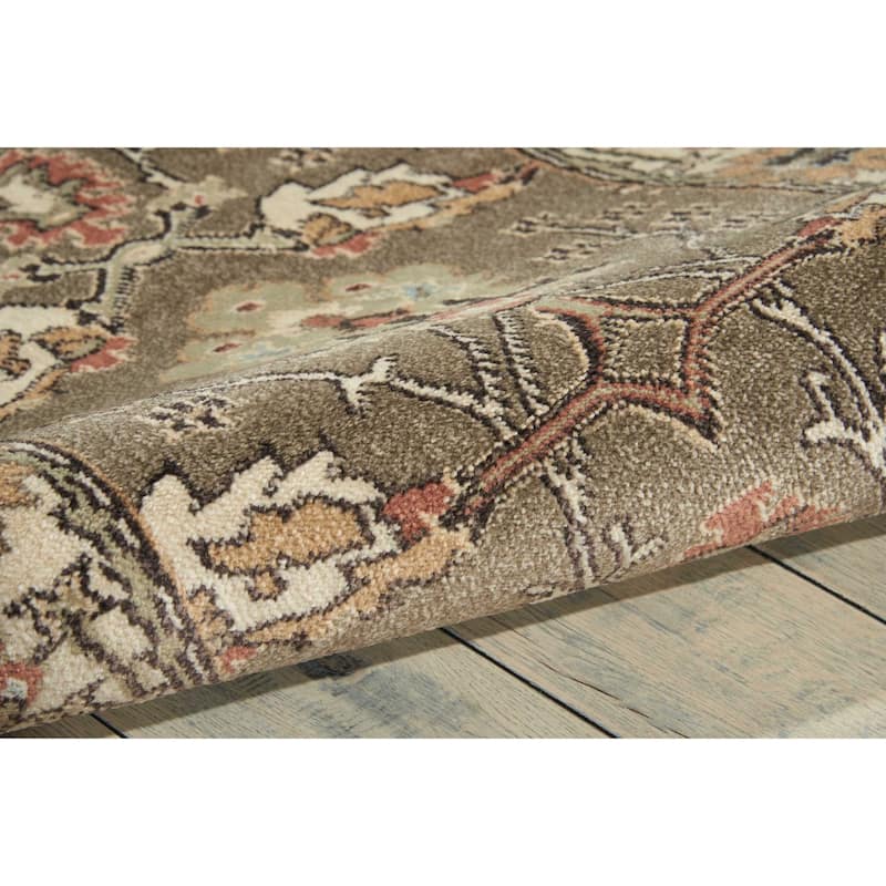 Nourison Walden Traditional Persian Floral Bordered Area Rug