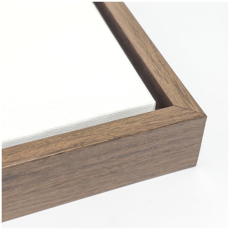 Kate and Laurel Sylvie Framed Canvas Tree Top Mountains by Alicia Abla