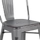 preview thumbnail 6 of 22, Distressed Metal Indoor/ Outdoor 24-inch Counter Stools (Set of 4)