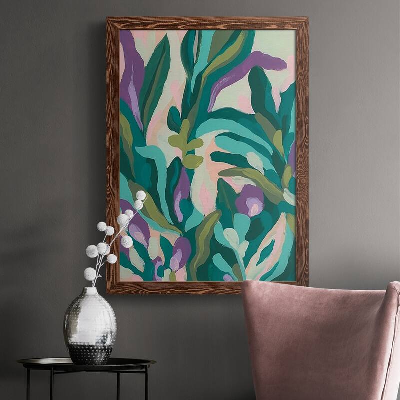Jungle Wave IIPremium Framed Canvas Ready to Hang Bed Bath