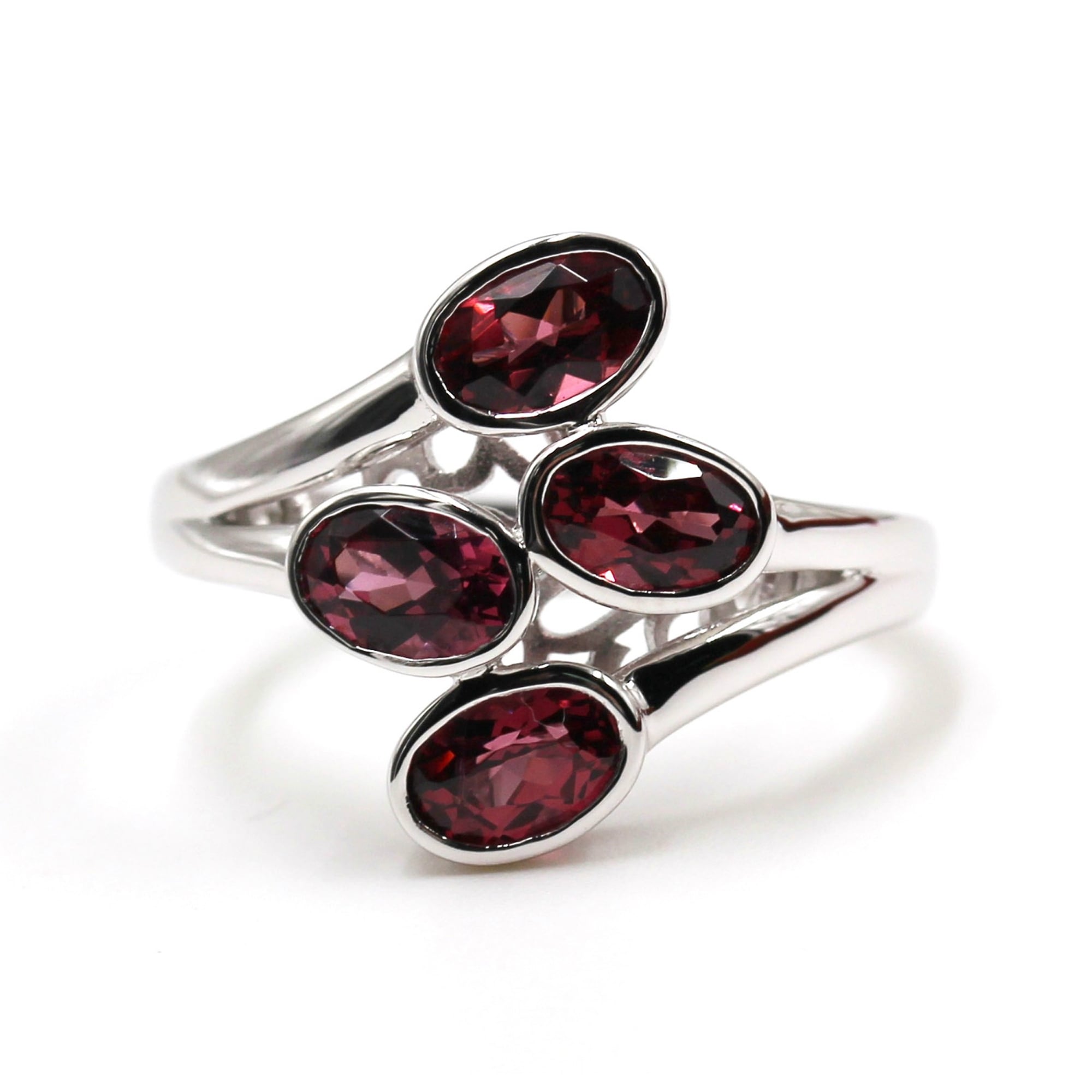 Shop 925 Sterling Silver Malawi Garnet Ring Overstock 31298994