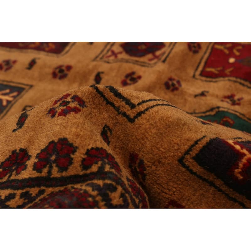 ECARPETGALLERY Hand-knotted Teimani Brown Wool Rug - 6'4 x 9'1