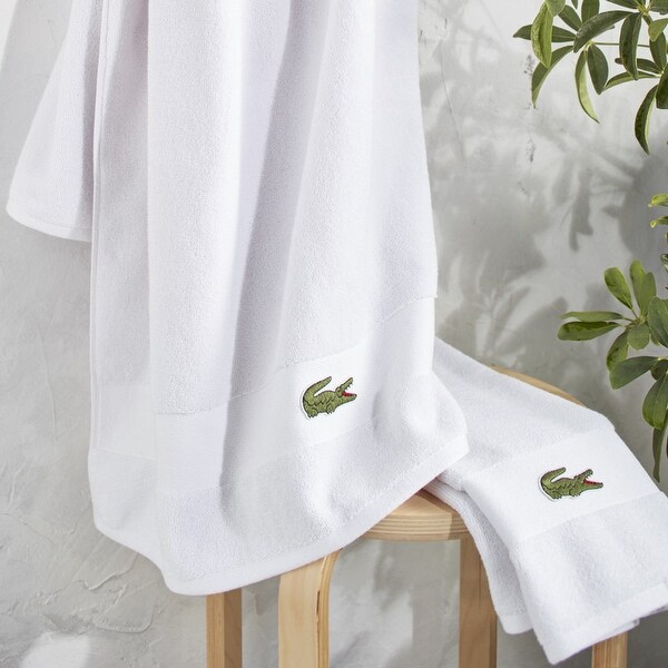 Lacoste Sport Stripe 6-Piece Supima 100% Cotton Bath Towel Set