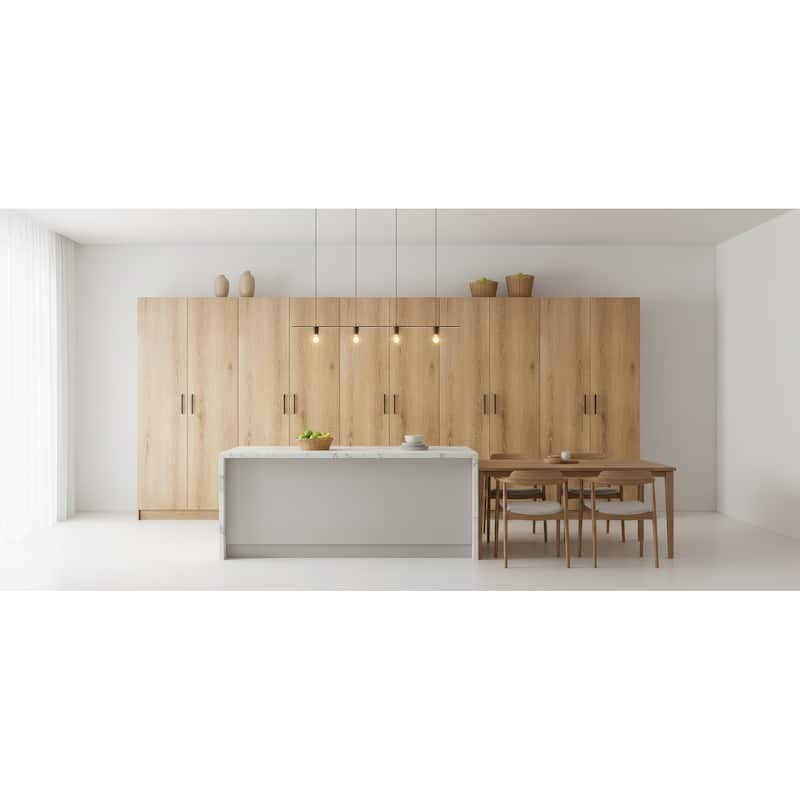 Modex Multi-Purpose Utility Storage Cabinet (5-Piece Set) - W 157.5″ × D 15.7″ × H 70.9″