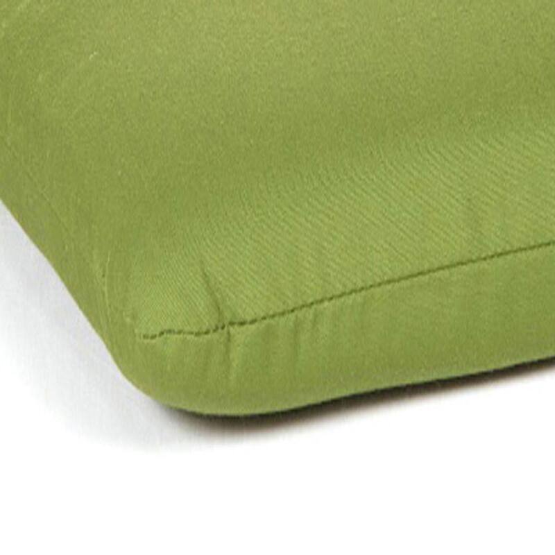 Sunbrella Solid Fabric 1-Piece Indoor/Outdoor Bench Cushion, 48"W x 18"L