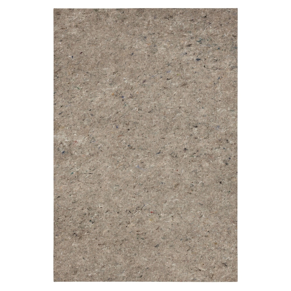Mohawk Home Felt Rug Pad 3/8" Inch Thick Plush Comfort Cushion - Grey
