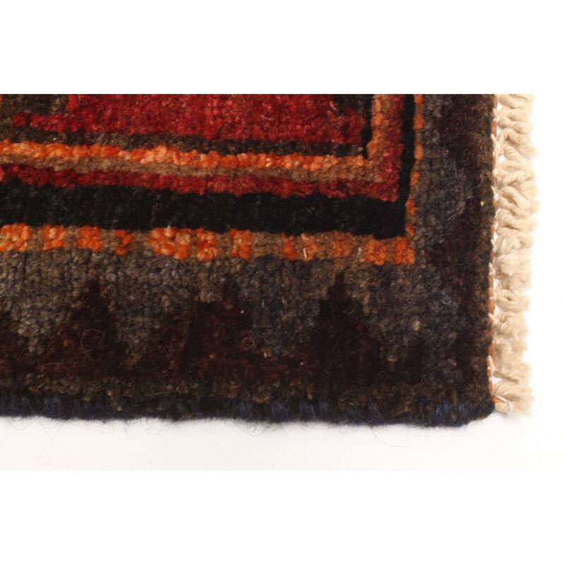 ECARPETGALLERY Hand-knotted Konya Anatolian Dark Red Wool Rug - 3'3 x 6'4
