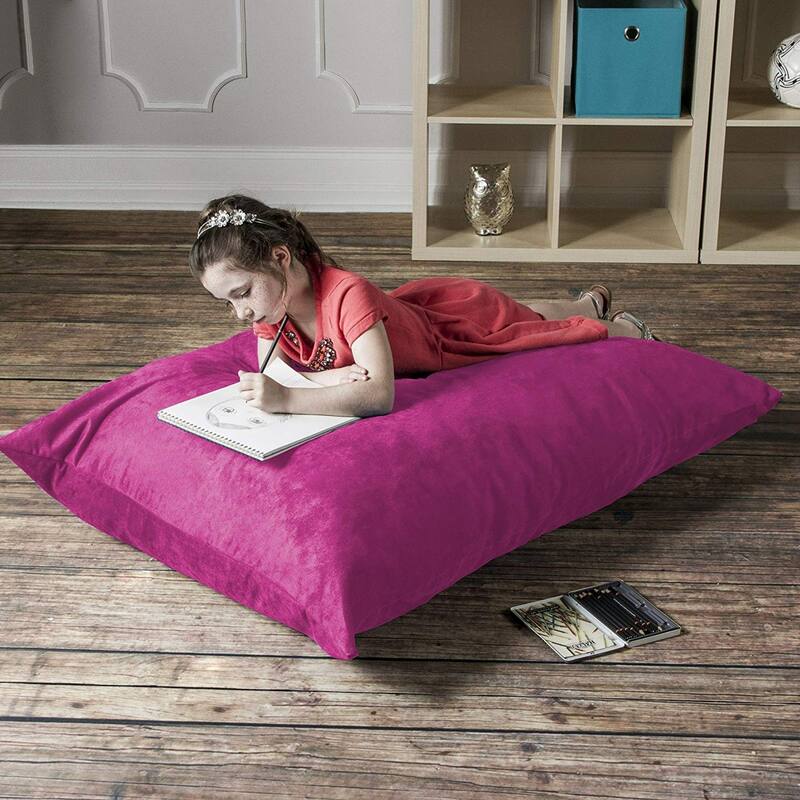 Microsuede Kids Bean Bag Pillow - 44" - Fuchsia Pink