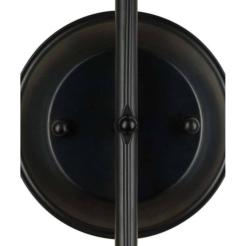 Catalina 17"H 1-Light LED Scroll Décor Wall Sconce Light Fixture Dark Bronze Finish