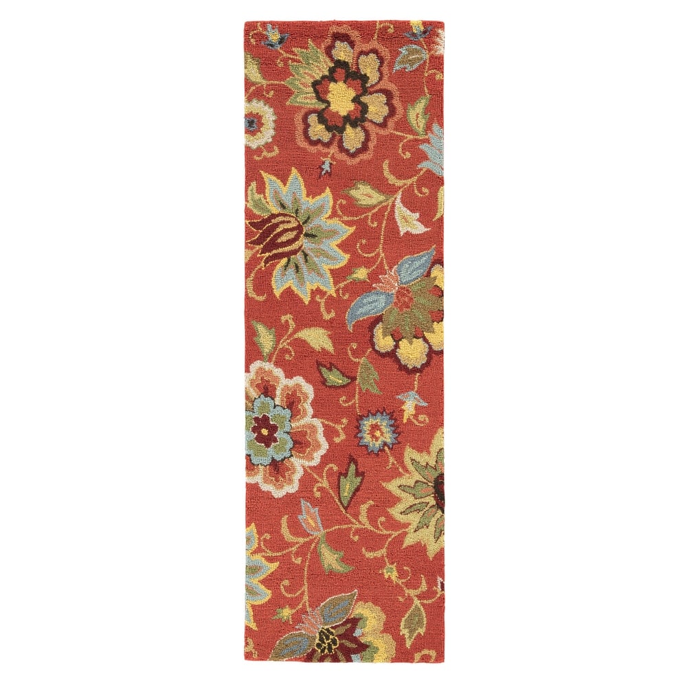 Zamora Handmade Floral Area Rug