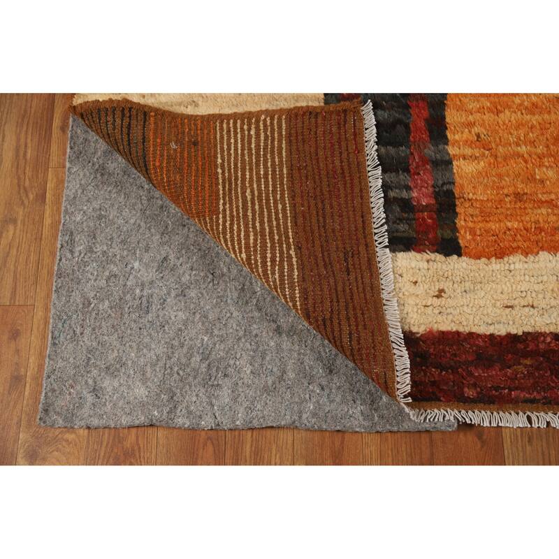 Tribal Geometric Moroccan Oriental Area Rug Handmade Wool Carpet - 6'9" x 9'10"