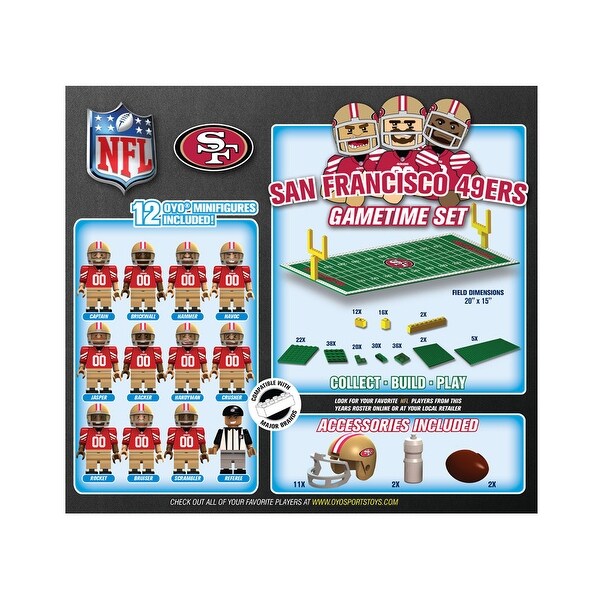 oyo sports nfl full field building block set
