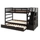 preview thumbnail 26 of 24, Twin-Over-Twin Multifunctional Trundle Bunk Bed with Stairs with Twin Size Trundle and 3 Storage Stairs