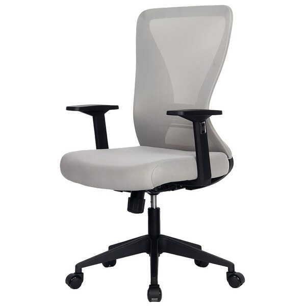 Ergonomic office chair lumbar support mesh chair computer desk task chair with a on sale