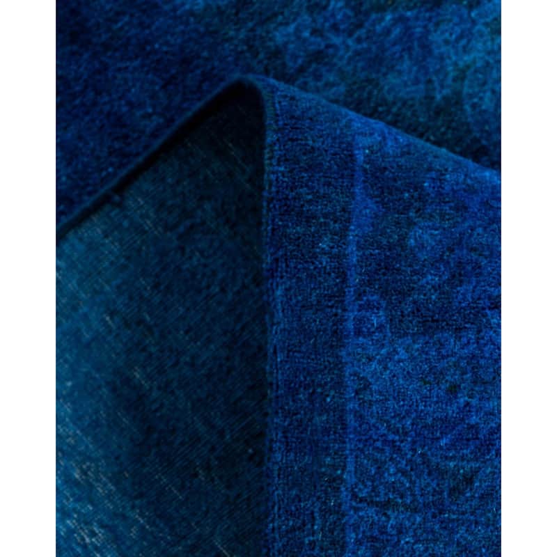 Fine Vibrance One-of-a-Kind Hand-Knotted Area Rug - Blue, 3' 1" x 5' 1" - 3' 1" x 5' 1"