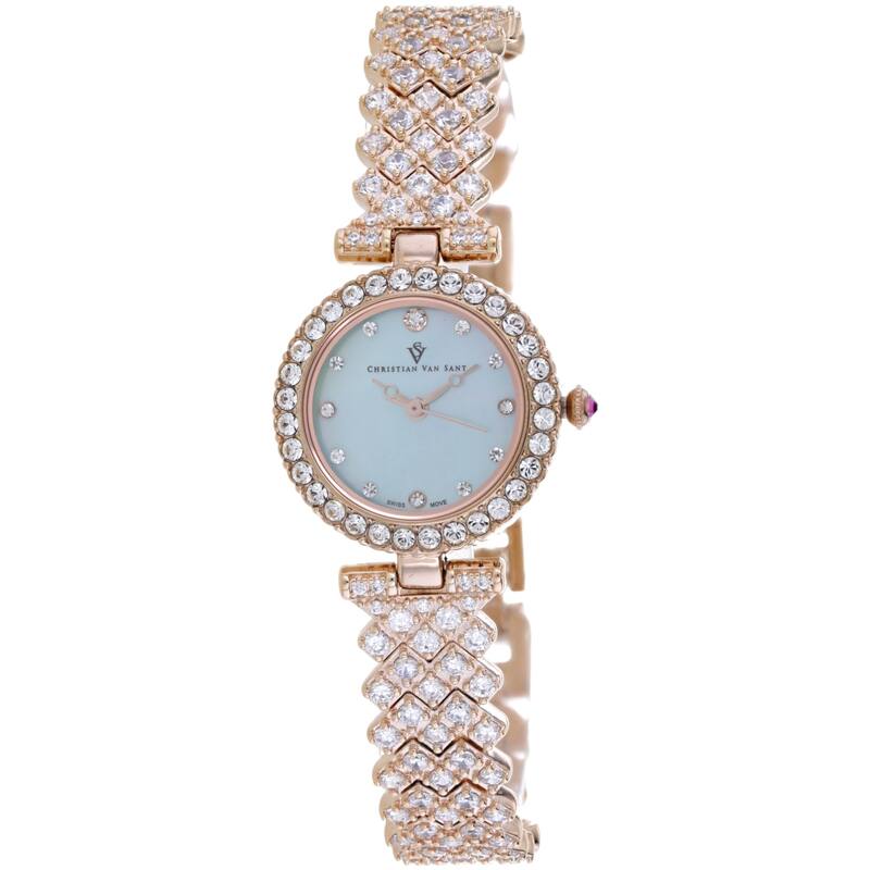 Christian Van Sant Women's Romana Blue Dial Watch - CV2955 - One Size