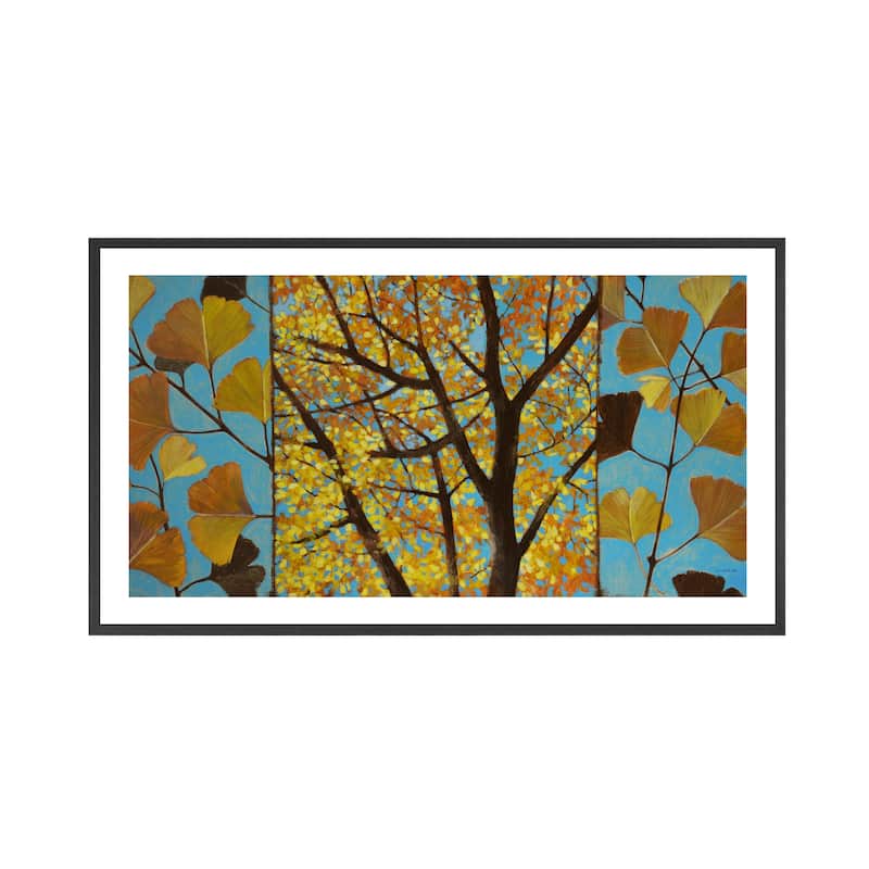 Brilliant Ginkgo Framed Print Wall Art by Norman Wyatt Jr.