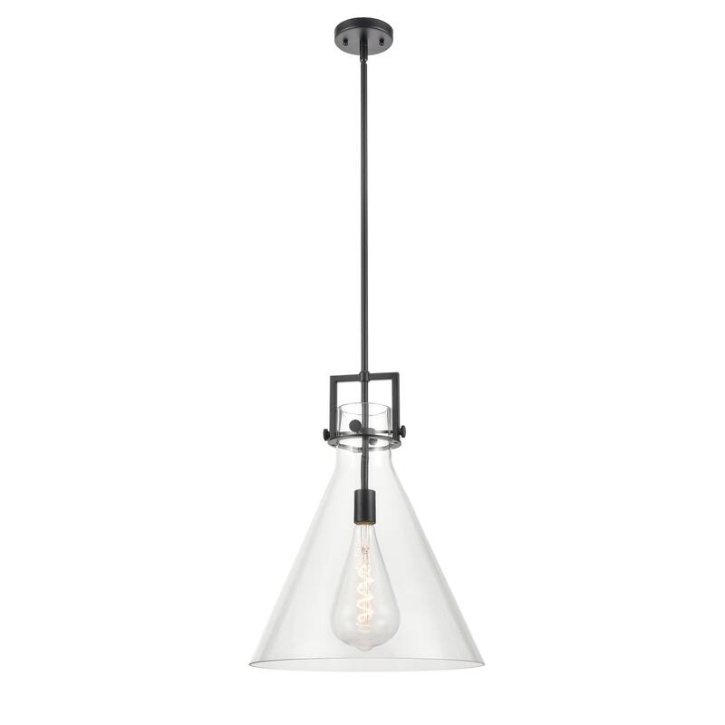 Innovations Lighting Newton Cone - 1 Light 16" Stem Hung Pendant