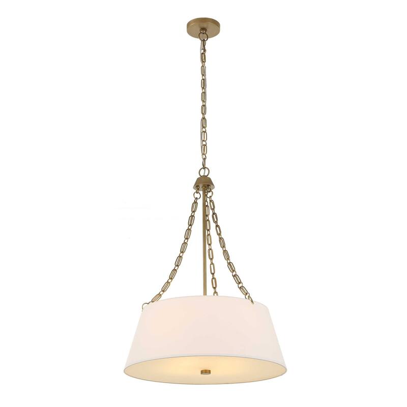 Uttermost Andalucia 4 Light Drum Pendant - 24"W x 24"D x 32.5"H