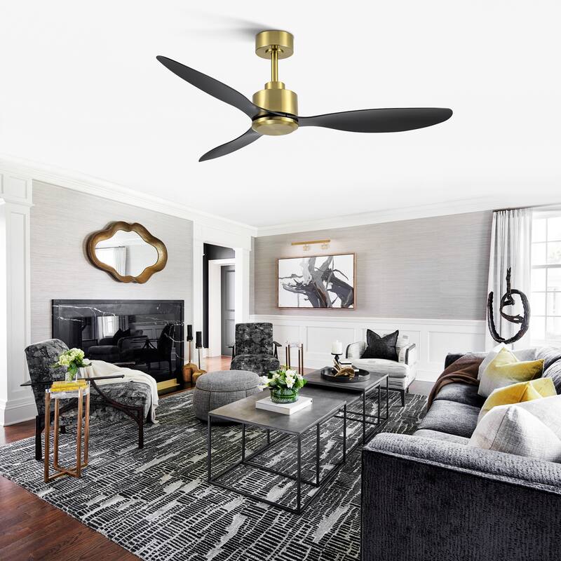 42/52-inch Indoor Ceiling Fan with Remote without Light(3-Blade)