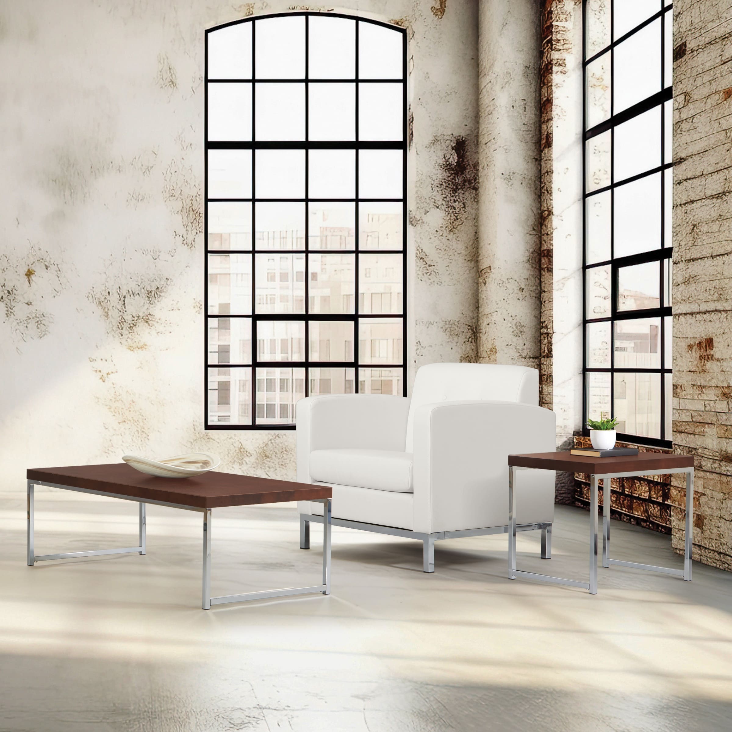 Wall Street End Table