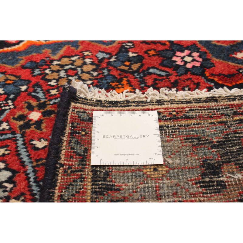 ECARPETGALLERY Hand-knotted Anatolian Vintage Red Wool Rug - 4'2 x 6'8