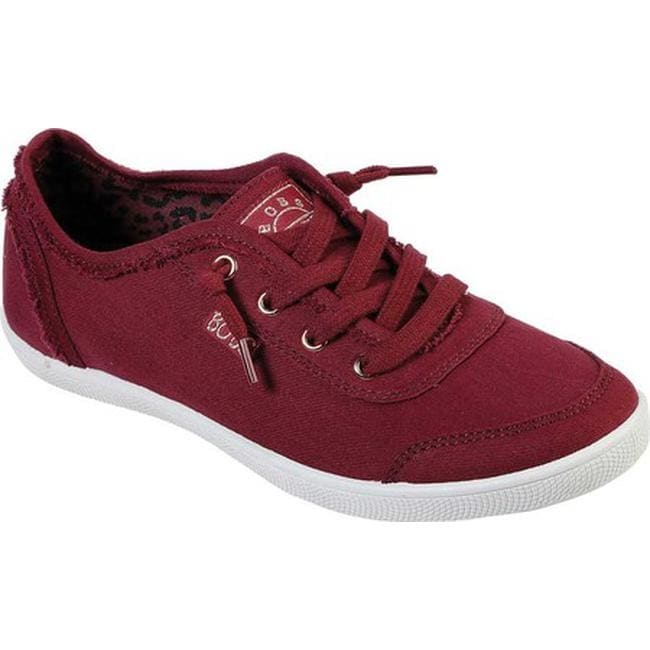 skechers bobs burgundy