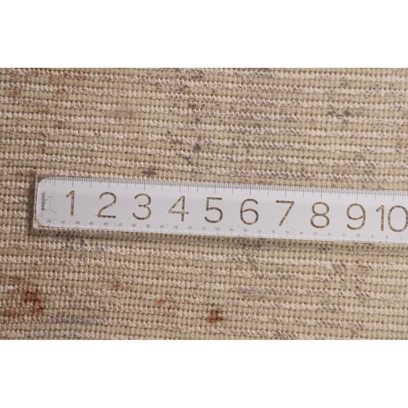 Contemporary Abstract Indian Foyer Rug Hand-Knotted Wool Carpet - 2'10"x 5'2"