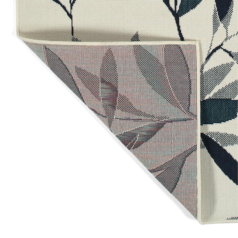 Modern Textured Cut Pile Rectangle Area Rug - 5.3x 7.6