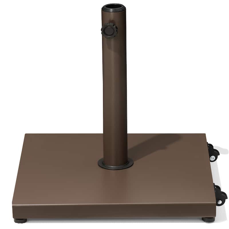 Patio Outdoor Market Umbrella Holder Base 40/55 Pound Square Stand for Pole Umbrella