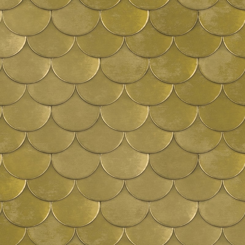 Tempaper Brass Belly by Genevieve Gorder Peel and Stick Wallpaper