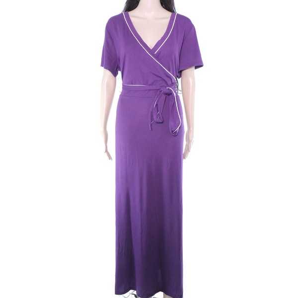 purple dress size 18