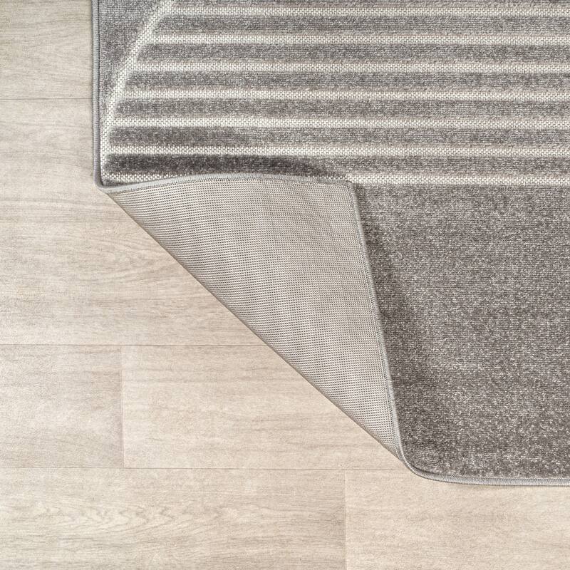 JONATHAN Y Dila Geometric Arch Scandi Striped Ivory/Cream Area Rug