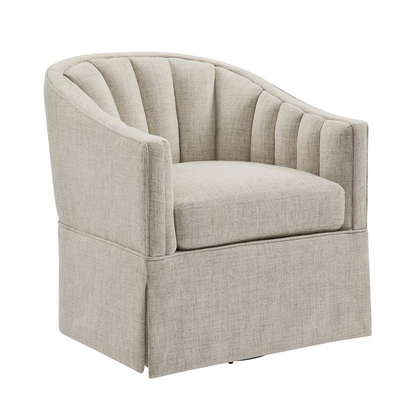 Sunveil Skirted Swivel Accent Chair by Greyson Living